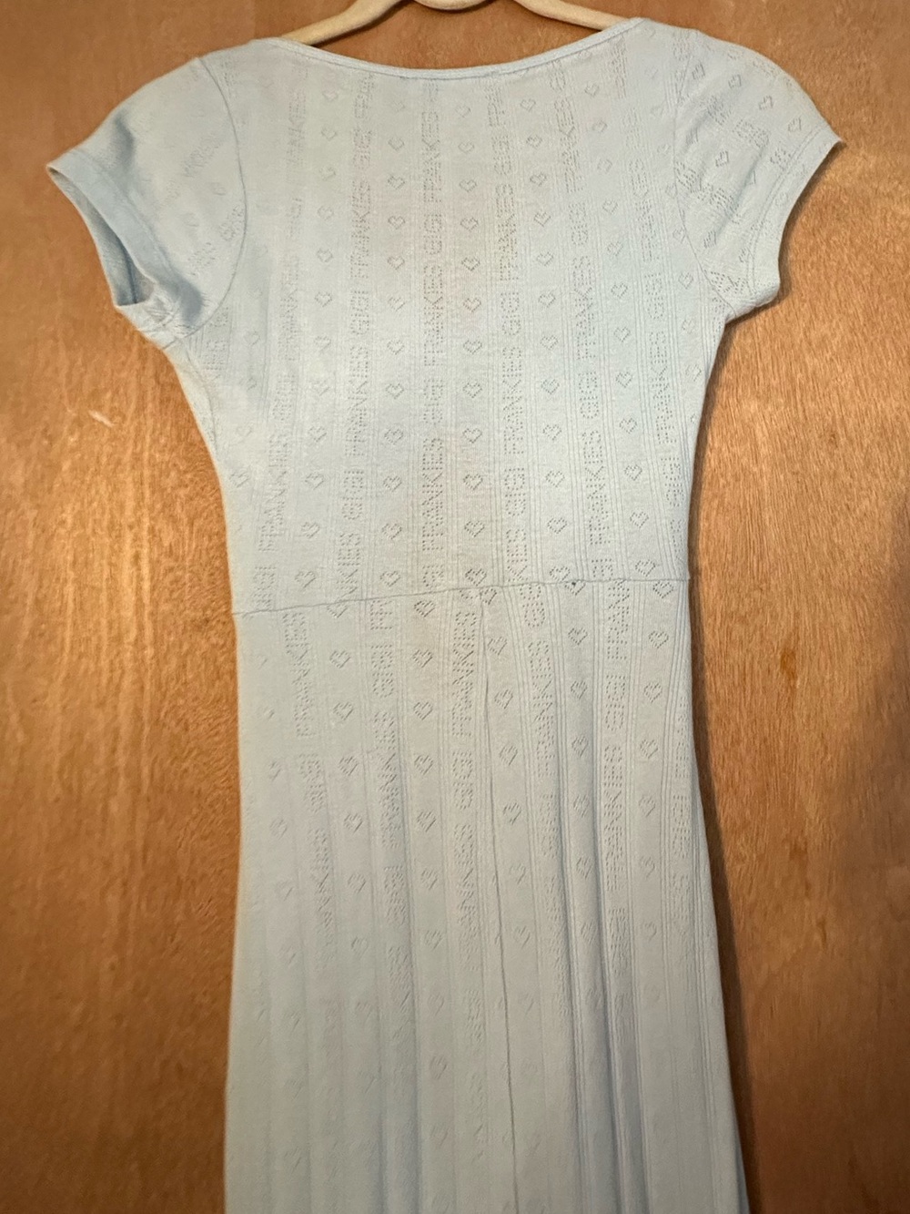 Frankie's Bikinis x Gigi Hadid Millie Lounge Maxi Dress in Asher Blue size m - Picture 6 of 15